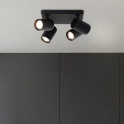 Brilliant AG Leuchten G99204-76 Marty LED Spotplatte 4-flammig sand schwarz