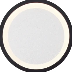 Brilliant AG Leuchten G80543-76 Mosako LED Aufbaupaneel 25cm 3000K schwarz weiß