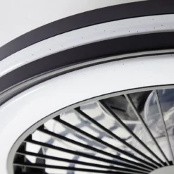 Brilliant AG Leuchten G99280-06 Palmero LED Deckenleuchte mit Ventilator RGBW