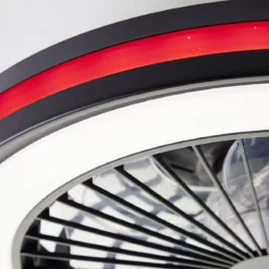 Brilliant AG Leuchten G99280-06 Palmero LED Deckenleuchte mit Ventilator RGBW