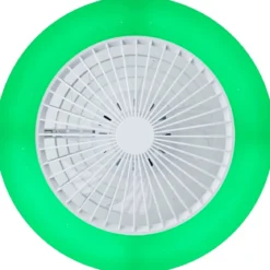 Brilliant AG Leuchten G60020-05 Salerno LED Deckenleuchte 49cm mit Ventilator weiß