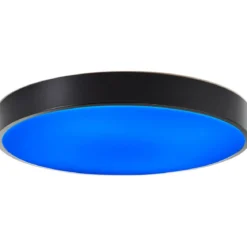 Brilliant AG Leuchten G94881-76 Vadin LED Deckenleuchte weiß schwarz 49cm RGBW