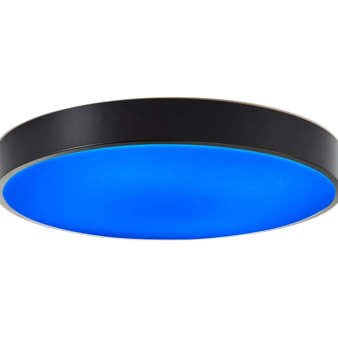 Brilliant AG Leuchten G94881-76 Vadin LED Deckenleuchte weiß schwarz 49cm RGBW