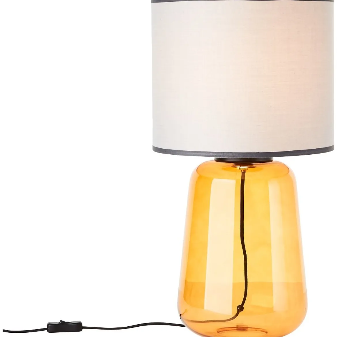 Brilliant AG Leuchten 94546-22 Hydra Tischleuchte 56cm grau gelb