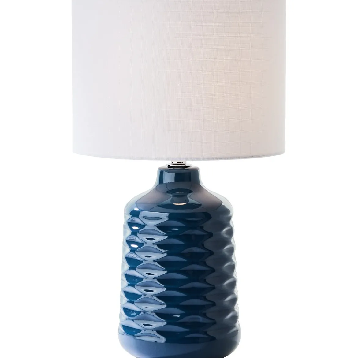 Brilliant AG Leuchten 94569-73 Ilysa Tischleuchte 42cm blau weiß