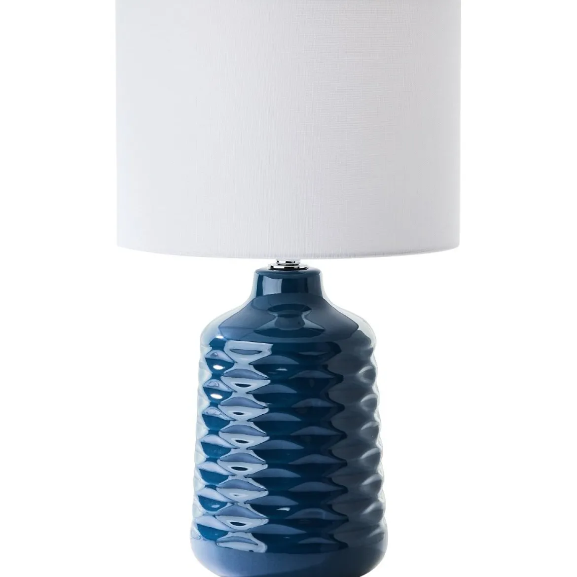 Brilliant AG Leuchten 94569-73 Ilysa Tischleuchte 42cm blau weiß
