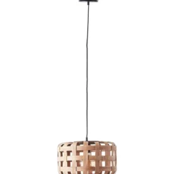 Brilliant AG Leuchten 99808-09 Pendelleuchte Woodline natur schwarz 36cm