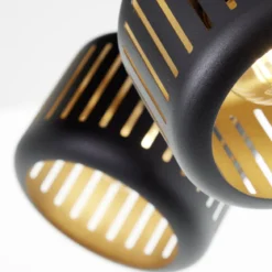 Brilliant AG Leuchten 99944-86 Spotrondell Tyas 3-flammig schwarz gold