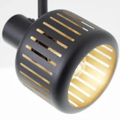 Brilliant AG Leuchten 99944-86 Spotrondell Tyas 3-flammig schwarz gold