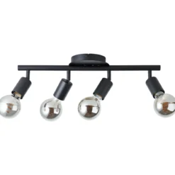 Brilliant AG Leuchten 99683-06 Tiffany Deckenspot 4-flammig schwarz