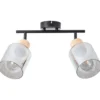 Brilliant AG Leuchten 99838-93 Weald Spotrohr 2-flammigholz rauchglas