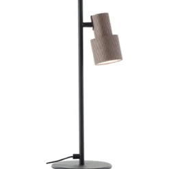 Brilliant Leuchten 60115-76 Cadiz Tischleuchte schwarz bronze gebürstet