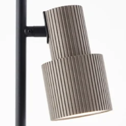 Brilliant Leuchten 60115-76 Cadiz Tischleuchte schwarz bronze gebürstet