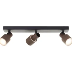 Brilliant Leuchten G01416-76 Cadiz LED Spotbalken 3-flammig schwarz bronze