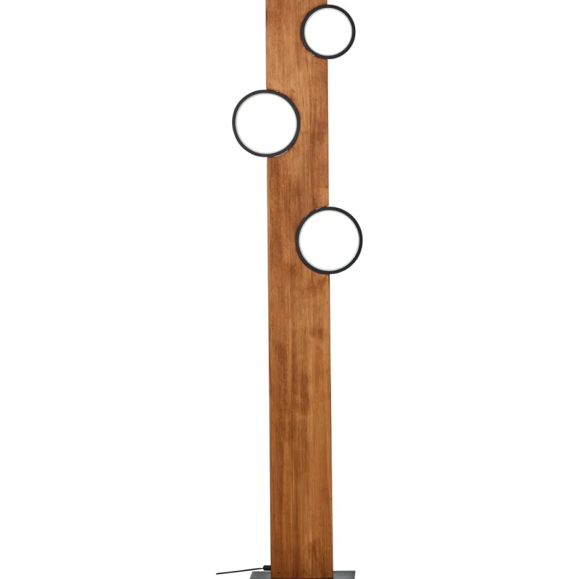 Brilliant Leuchten G99935-76 Stehleuchte Cheesy matt schwarz holz 3000K