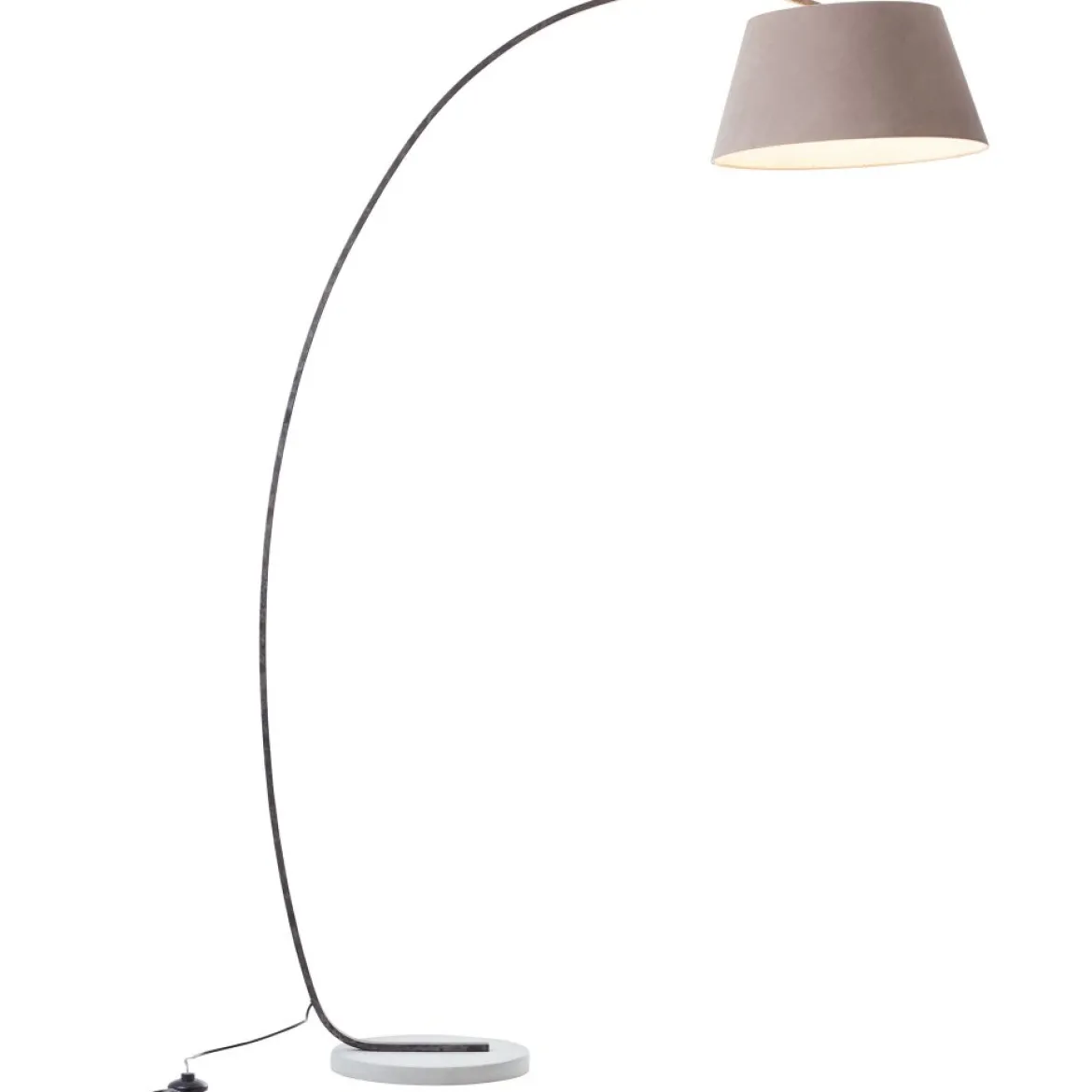 Brilliant Leuchten No. 92712-20 Brok Bogenstandleuchte 1-flammig 2m E27 taupe