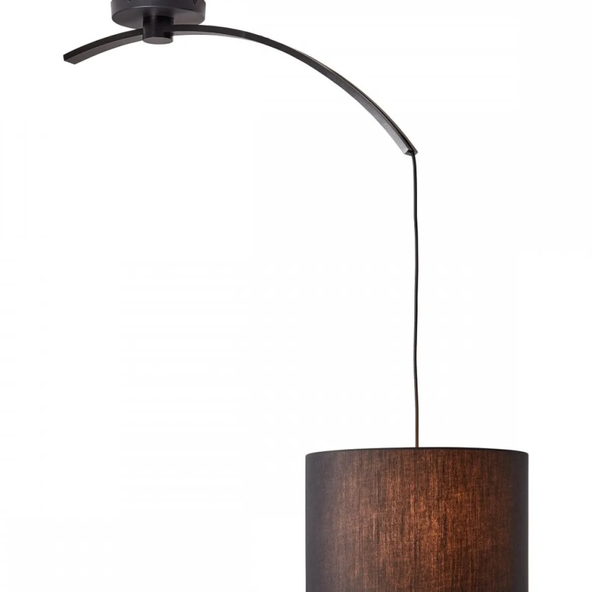 Brilliant Leuchten No.90247-06 Daria Pendelleuchte mit Auslegearm schwarz E27