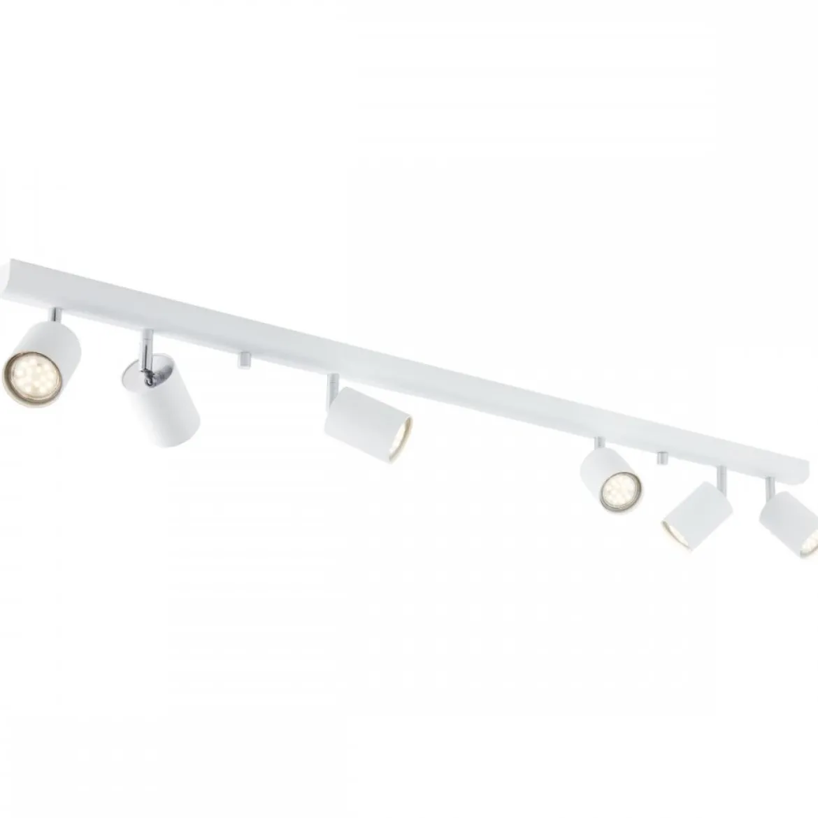 Brilliant Leuchten No. 94416-05 Different Spotbalken 6flg weiß GU10
