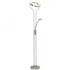Brilliant Leuchten No. G93033-77 Deckenfluter mit Ausleger LED Demian eisen chrom