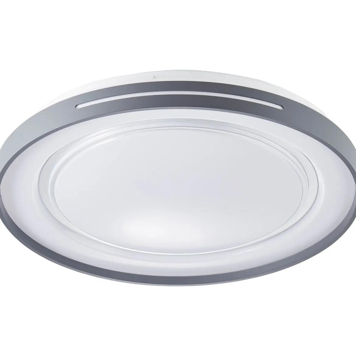 Brilliant Leuchten No. G97158-72 LED Barty Wand- und Deckenleuchte 48cm CCT weiß dunkelgrau