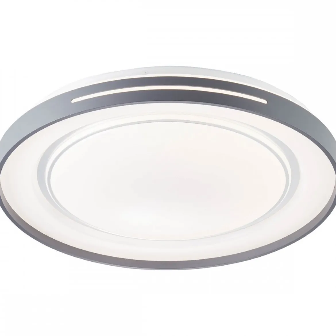Brilliant Leuchten No. G97158-72 LED Barty Wand- und Deckenleuchte 48cm CCT weiß dunkelgrau