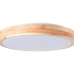 Brilliant Leuchten No. G99414-75 LED Deckenleuchte Slimline 34cm 3100-4200K holz hell weiß