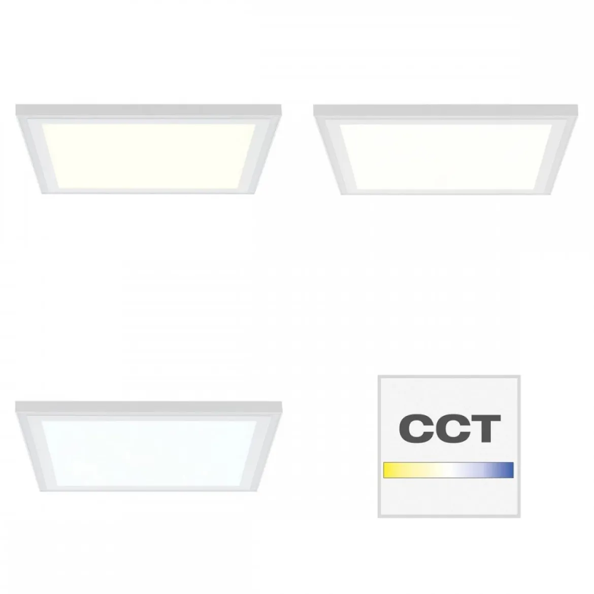 Brilliant Leuchten No. G99309-05 LED Deckenaufbau-Paneel Laurice 40x40cm 2700-6200K weiß DIM