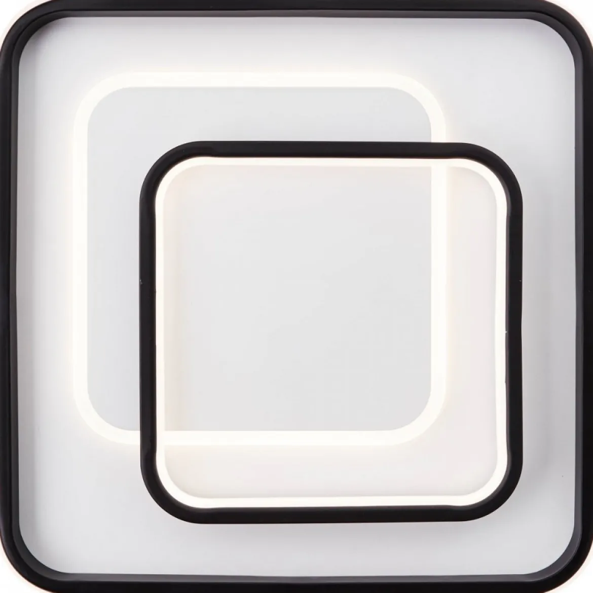 Brilliant Leuchten No. G99383-75 LED Deckenleuchte Cava 40x40cm 42W 3000K weiß schwarz