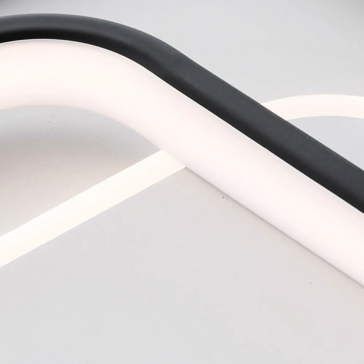 Brilliant Leuchten No. G99383-75 LED Deckenleuchte Cava 40x40cm 42W 3000K weiß schwarz