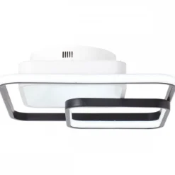 Brilliant Leuchten No. G99384-75 LED Deckenleuchte Cava 40x40cm CCT 42W weiß schwarz