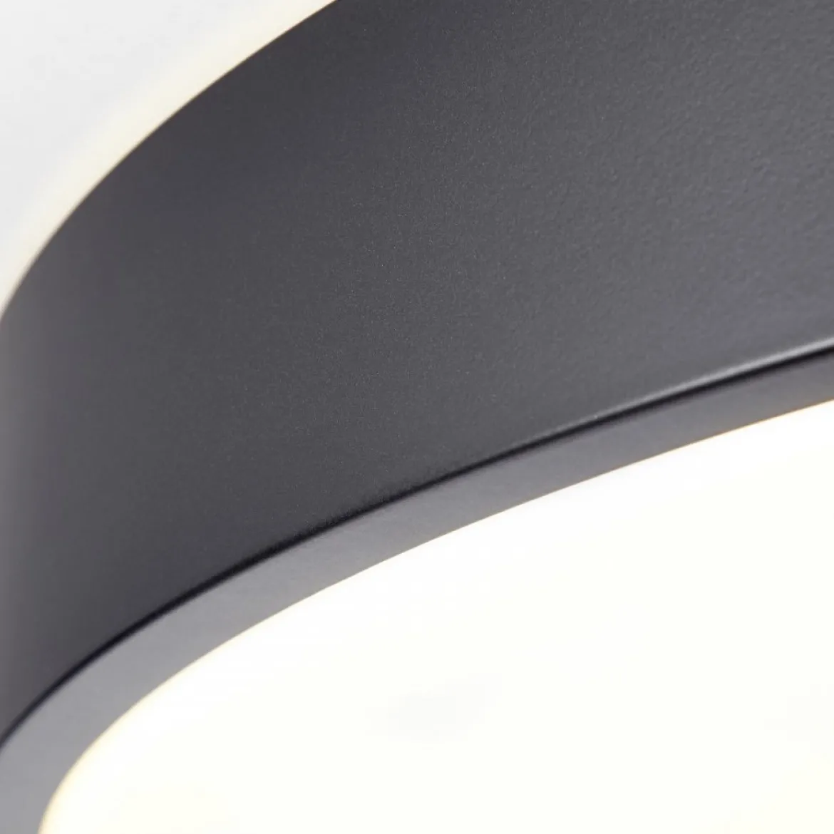 Brilliant Leuchten No. G97014-76 LED Deckenleuchte Slimline Ø 49cm weiß schwarz