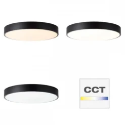 Brilliant Leuchten No. G97014-76 LED Deckenleuchte Slimline Ø 49cm weiß schwarz