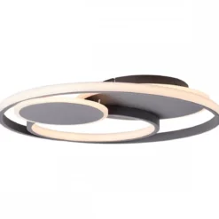 Brilliant Leuchten No. G99371-22 LED Deckenleuchte Runda 50cm 43W 3000-6000K dunkelgrau matt