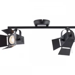 Brilliant Leuchten No. G08913-76 LED Spotrohr Movie GU10 2-flammig schwarz matt