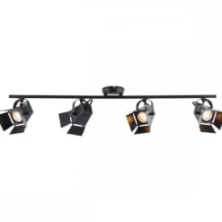 Brilliant Leuchten No. G08931-76 LED Spotrohr Movie GU10 4-flammig schwarz matt