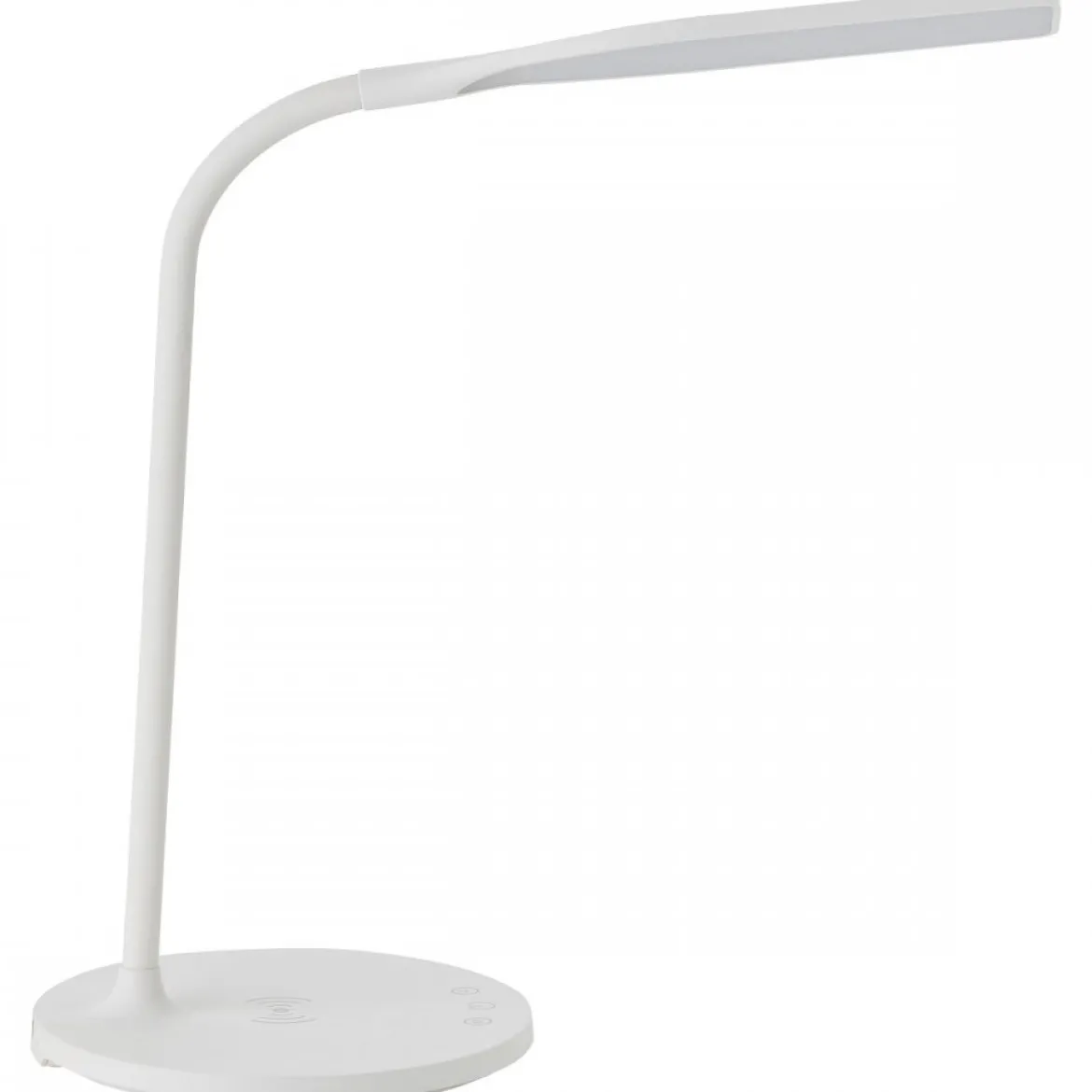 Brilliant Leuchten No. G93101-05 LED Tischleuchte Joni weiß Induktionsladeschale