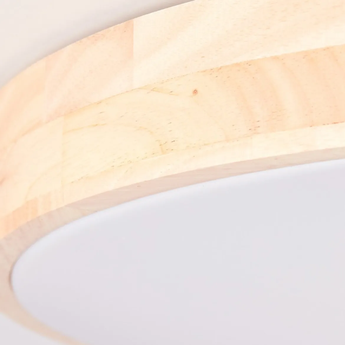 Brilliant Leuchten No. G97068-75 Slimline LED Wand- & Deckenleuchte 49cm holz hell weiß 3000-6000K