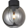 Brilliant Leuchten No. 85290-93 LED Deckenleuchte Astro E27 schwarz rauchglas 25 cm