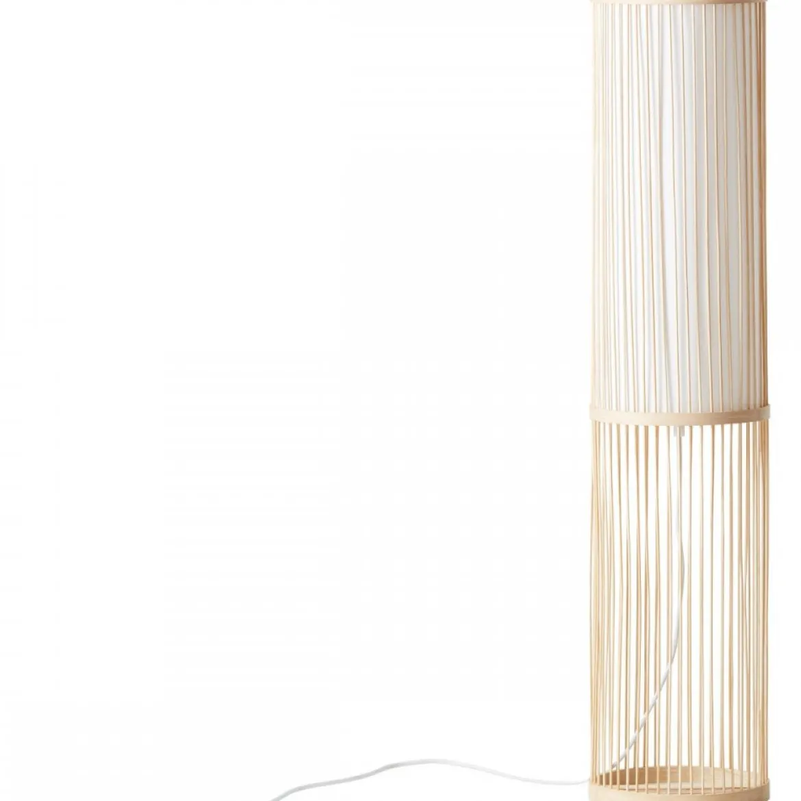 Brilliant Leuchten No. 92771-09 LED Standleuchte Nori E27 90cm natur weiß