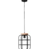 Brilliant Leuchten No. 99254-66 Pendelleuchte Gwen 1-flammig E27 schwarz antik holz