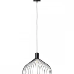 Brilliant Leuchten No. 99392-06 Pendelleuchte Blacky 1-flammig E27 schwarz matt