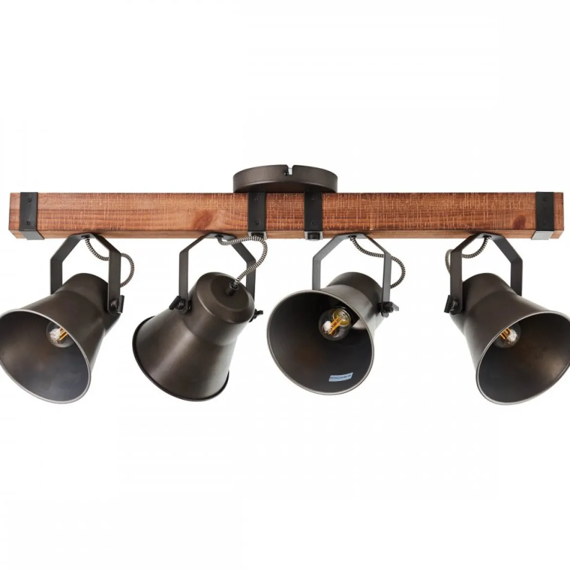 Brilliant Leuchten No. 85831-46 Spotbalken Decca 4-flammig E27 schwarz stahl