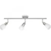 Brilliant Leuchten No. 55316-77 Spotrohr Sofia E14 IP20 3-flammig eisen chrom weiß