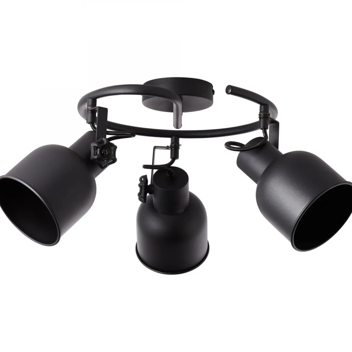 Brilliant Leuchten No. 49633-76 Spotspirale Rolet 3-flammig E14 sand schwarz