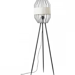 Brilliant Leuchten No. 93132-76 Standleuchte Slope 150cm E27 schwarz natur