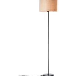Brilliant Leuchten No. 93140-76 Standleuchte Romm 1-flammig E27 holz hell schwarz