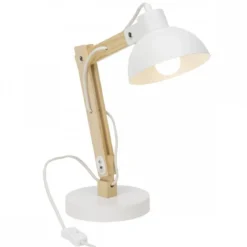 Brilliant Leuchten No. 98979-05 Tischleuchte Moda weiß 41 cm