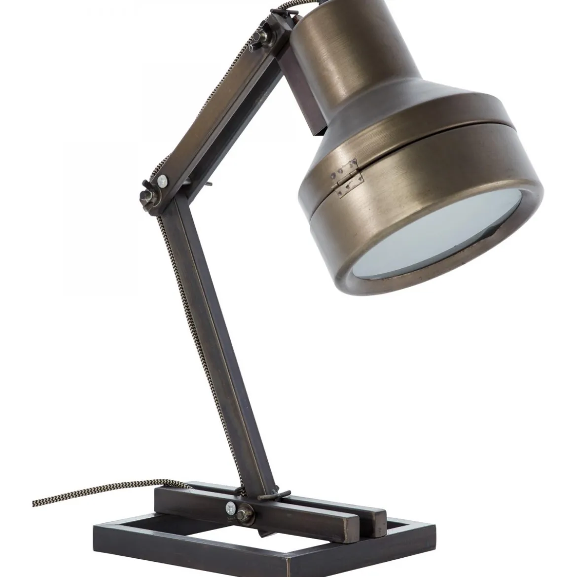 Brilliant Leuchten No. 99037-46 Tischleuchte Hardwork E27 schwarz stahl