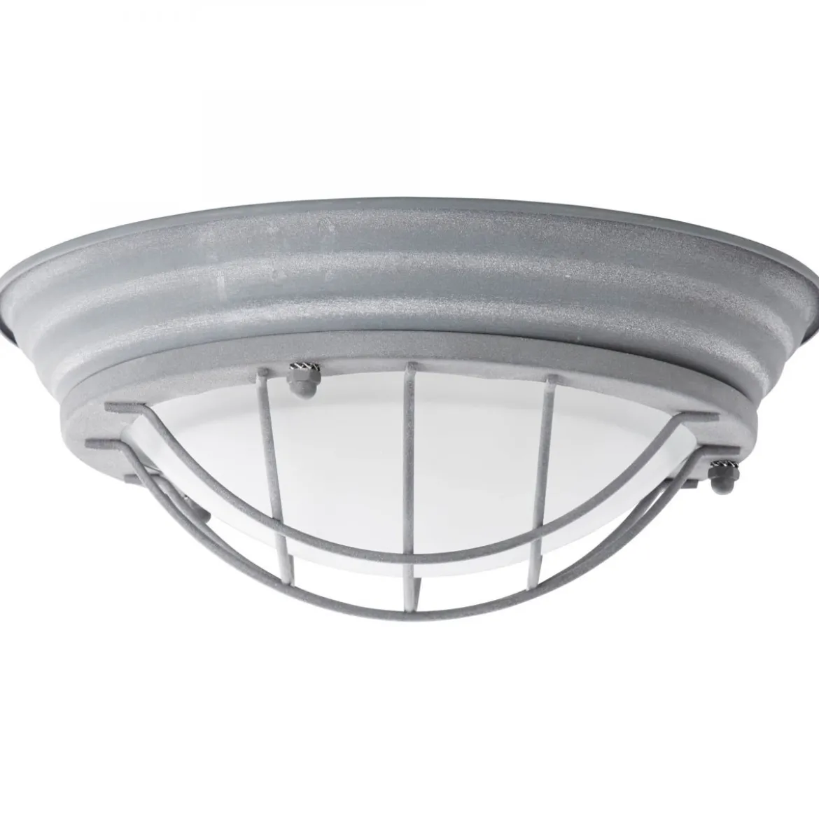 Brilliant Leuchten No. 94492-70 Wand- & Deckenleuchte Typhoon 34cm E27 grau Beton weiß