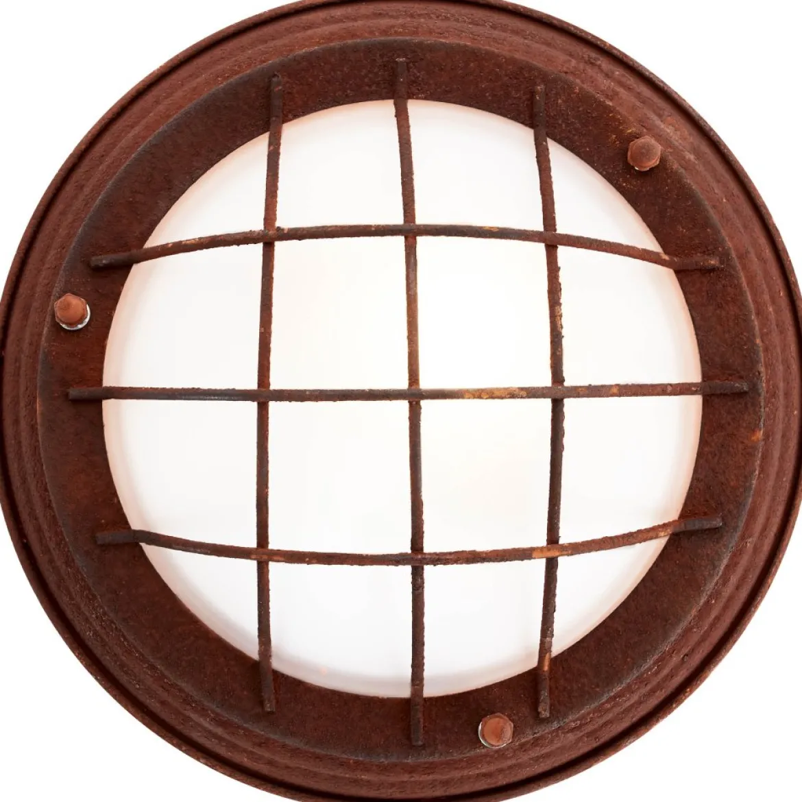 Brilliant Leuchten No. 94491-60 Wand- und Deckenleuchte Typhoon E27 29 cm rostfarbend